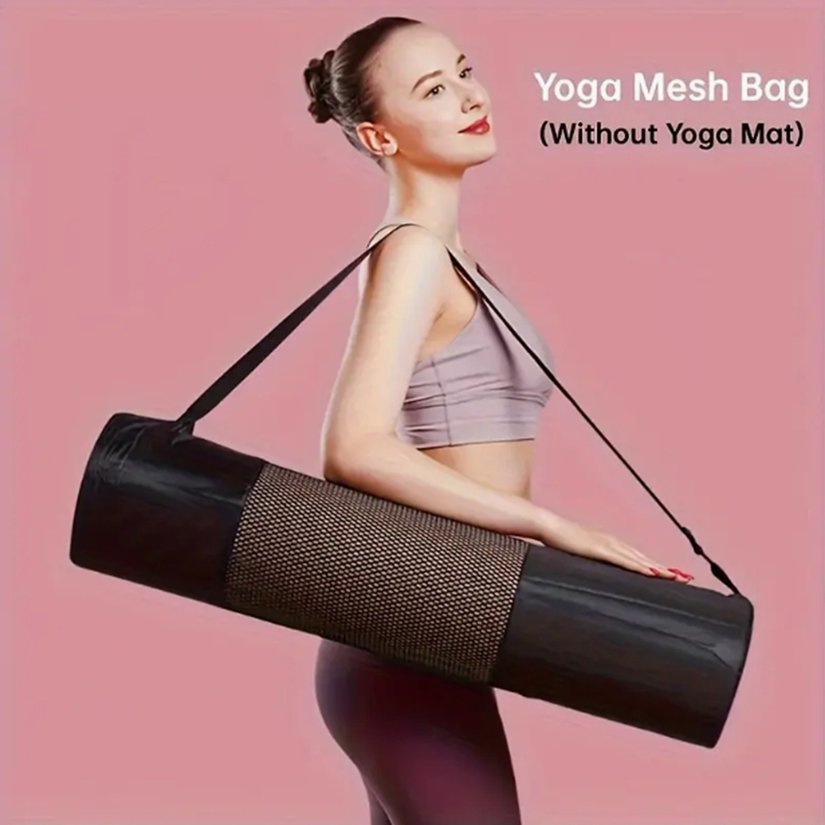 Yoga Fitness Pilates - 1 Breathable Yoga Mat Storage Mesh