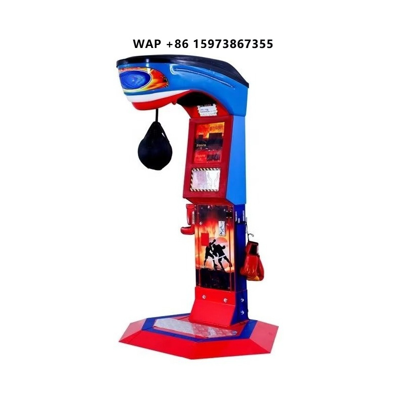 Boxing Punching Bag - Dual-Payment Boxing Arcade Card/Coin Operated Punching