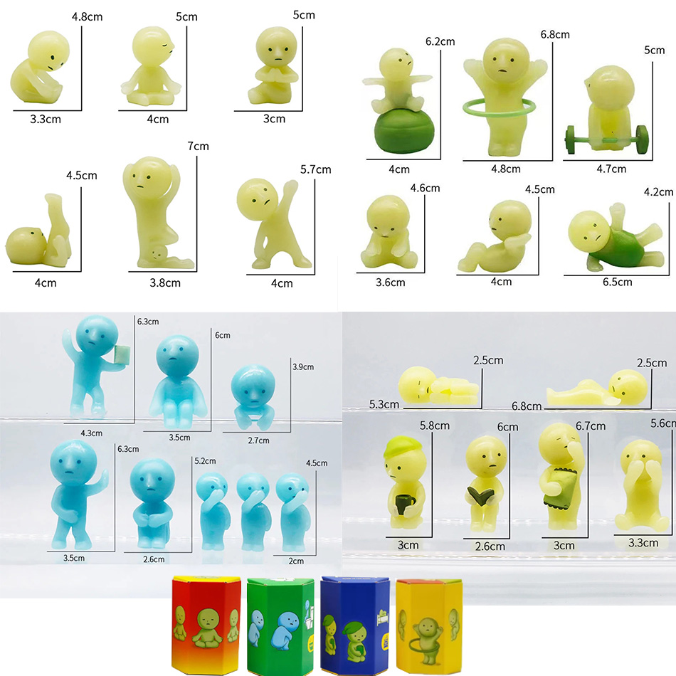 Hot Glow In The Dark Mini Figu - đánh giá và giá Yoga Fitness First