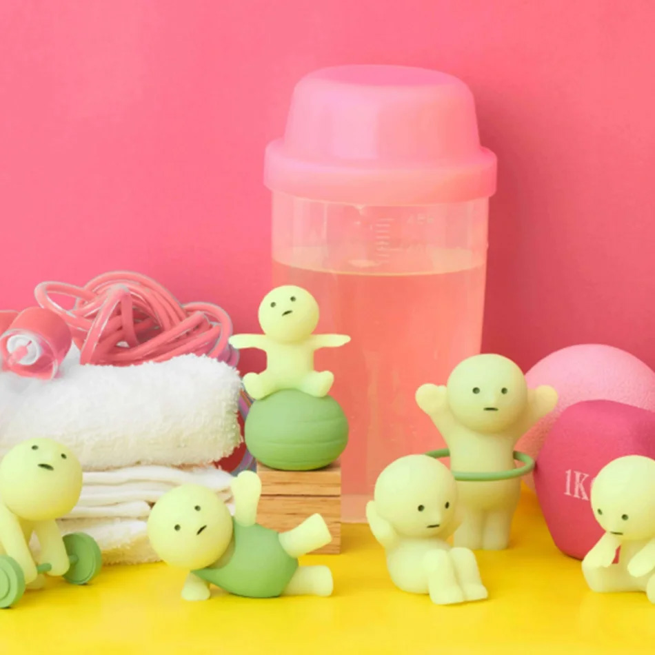 Glow In The Dark Mini Figure S - đánh giá và giá Yoga Fitness First