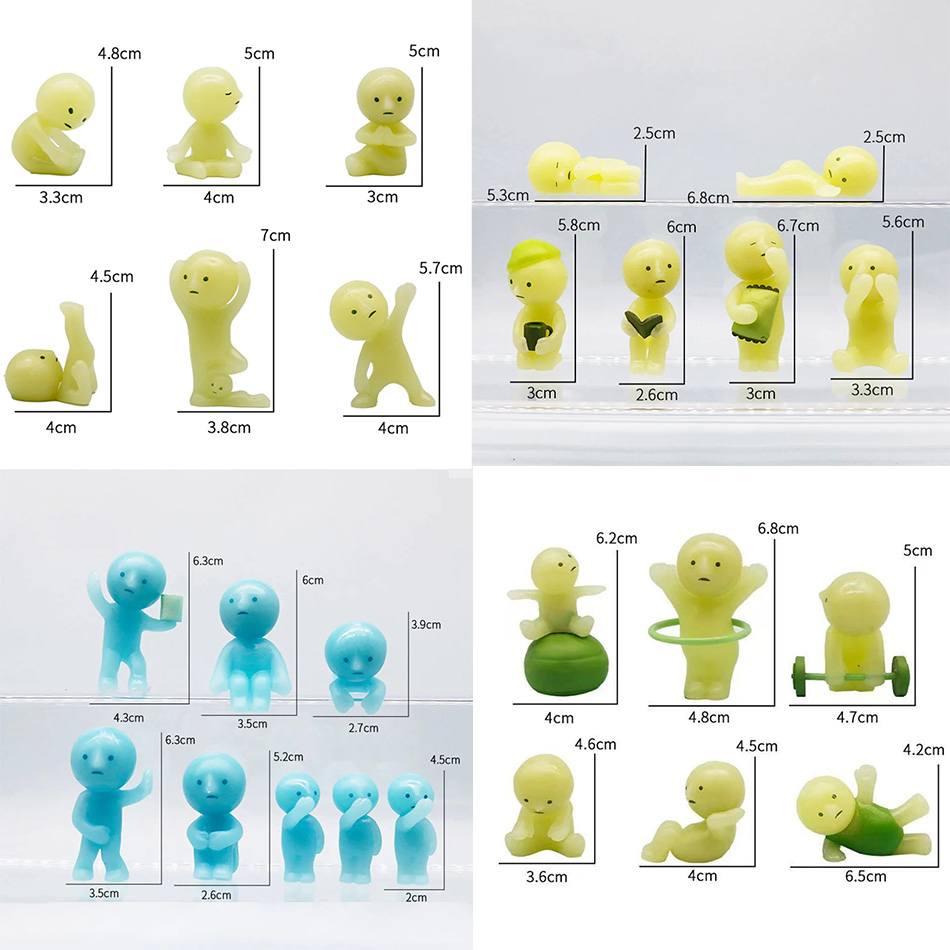 Glow In The Dark Mini Figure S - đánh giá và giá Yoga Fitness First