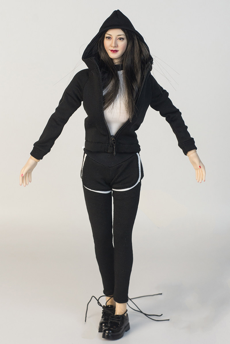 1/6 Female Black Yoga Clothing - đánh giá và giá Yoga Fitness First