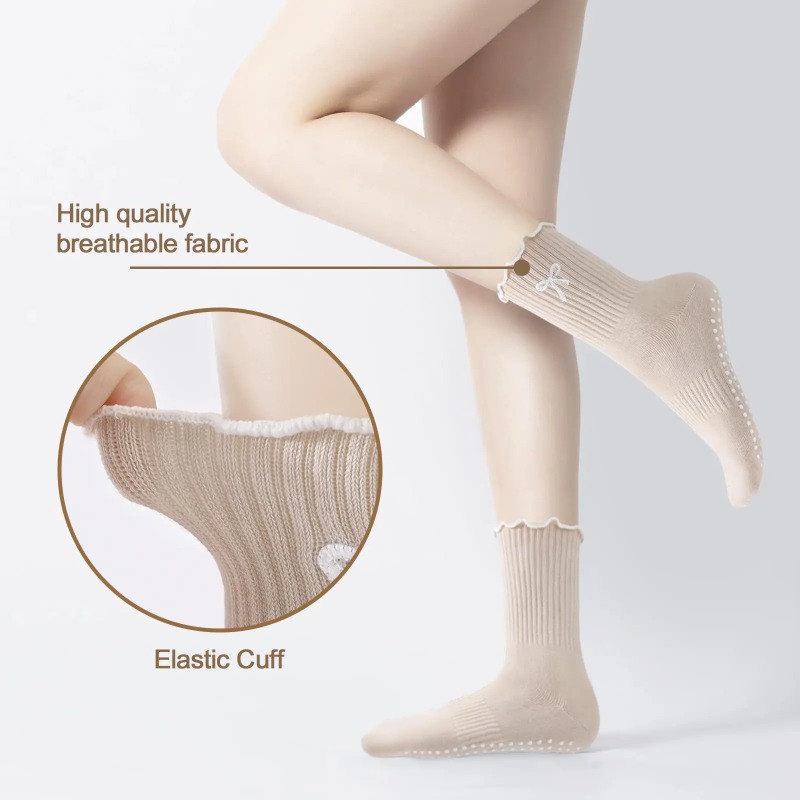 Professional Yoga Socks, Cotto - đánh giá và giá Yoga Fitness Pilates