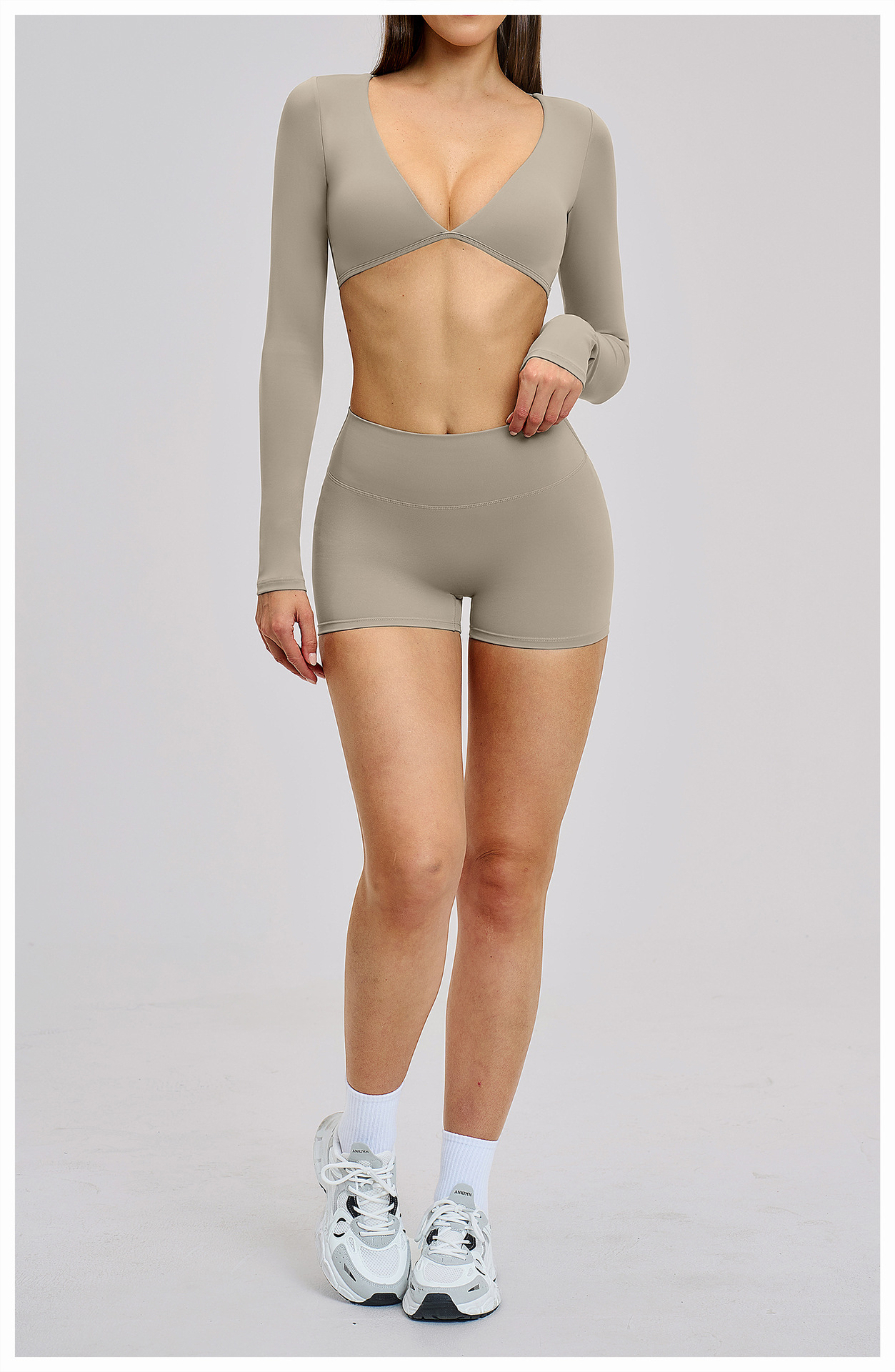 Sexy V-Neck Beautiful Back Hig - đánh giá và giá Yoga Fitness For Men