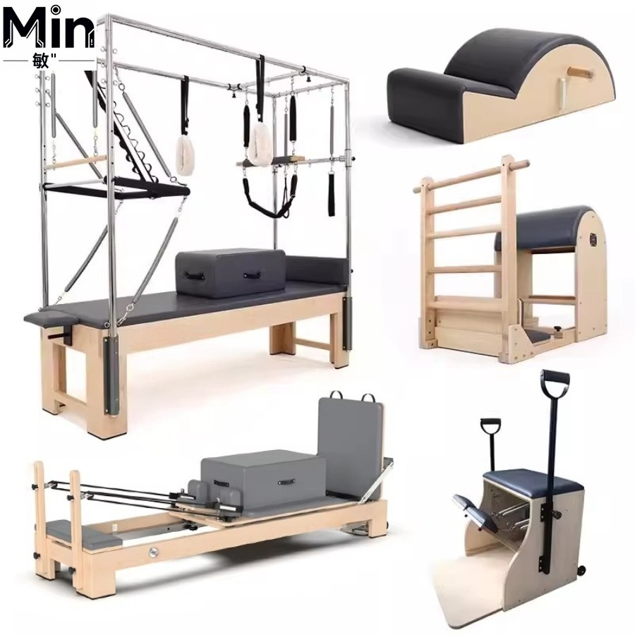 5 Pcs Set Wood Pilates Reforme - đánh giá và giá Yoga Fitness Pilates Reformer