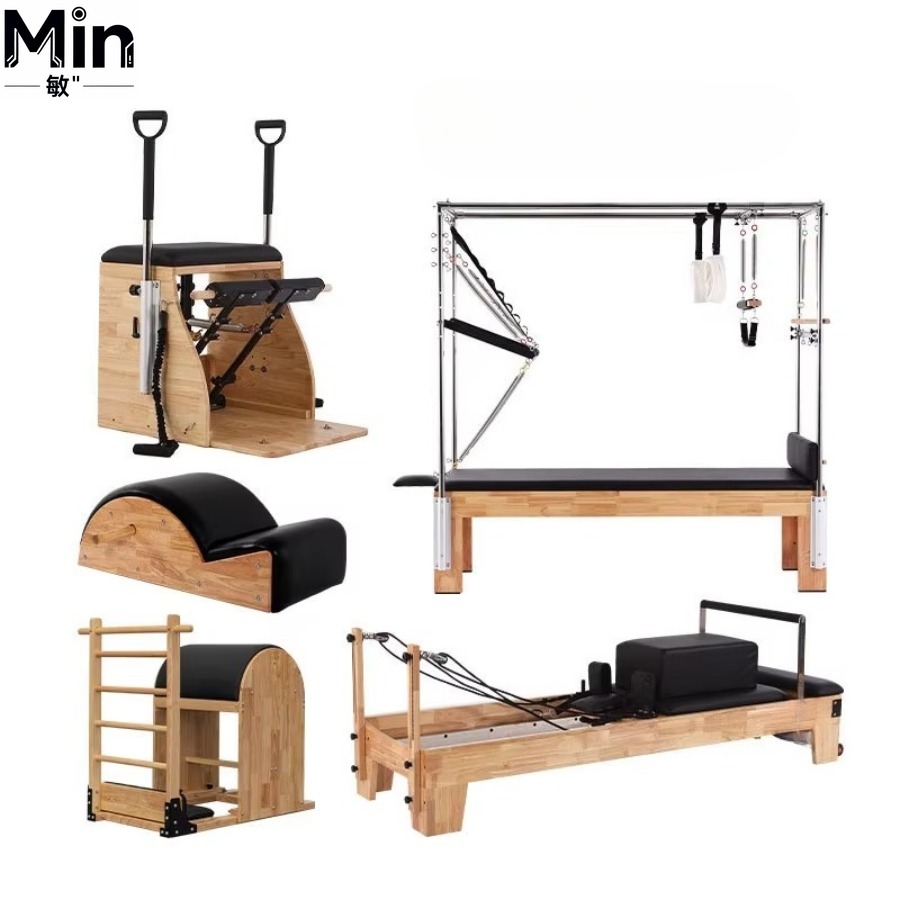 5 Pcs Set Wood Pilates Reforme - đánh giá và giá Yoga Fitness Pilates Reformer
