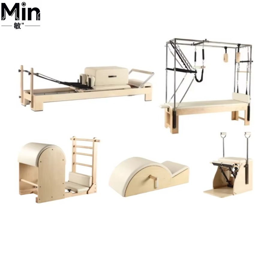 5 Pcs Set Wood Pilates Reforme - đánh giá và giá Yoga Fitness Pilates Reformer